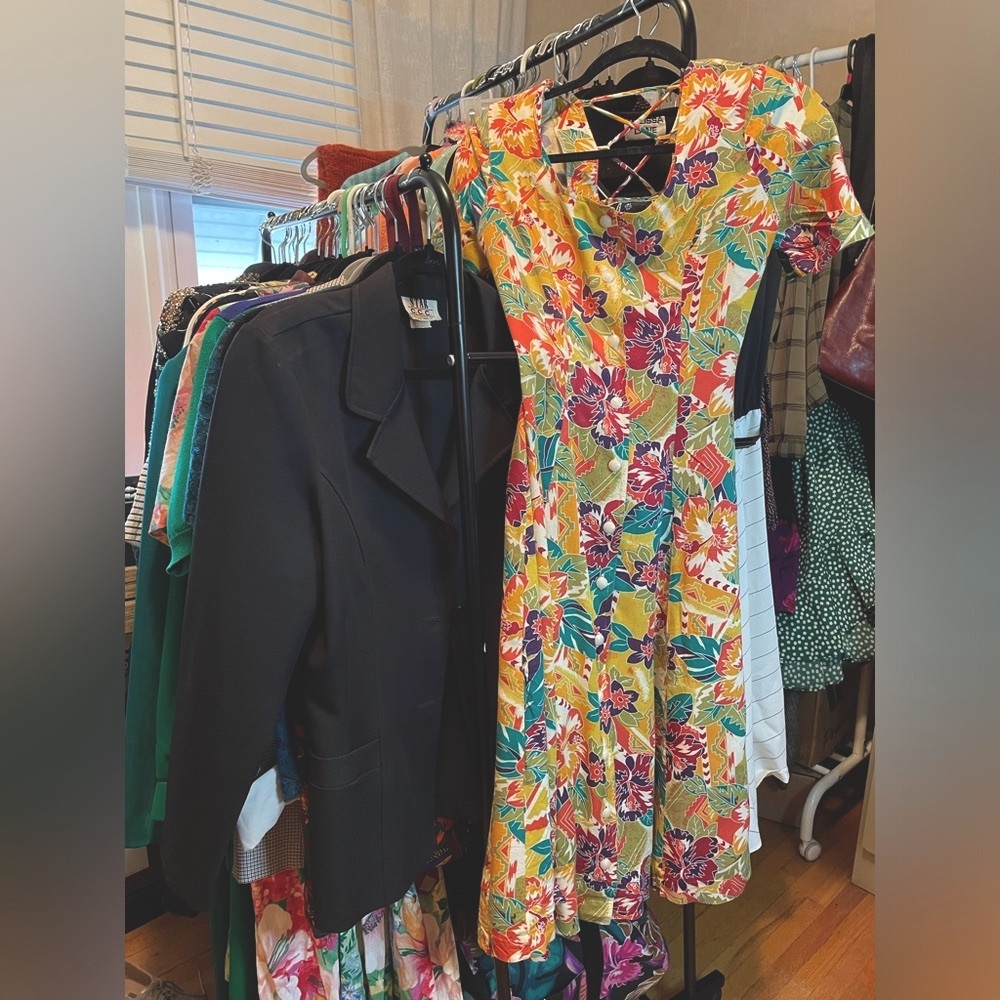 Tropical Dress, tie back